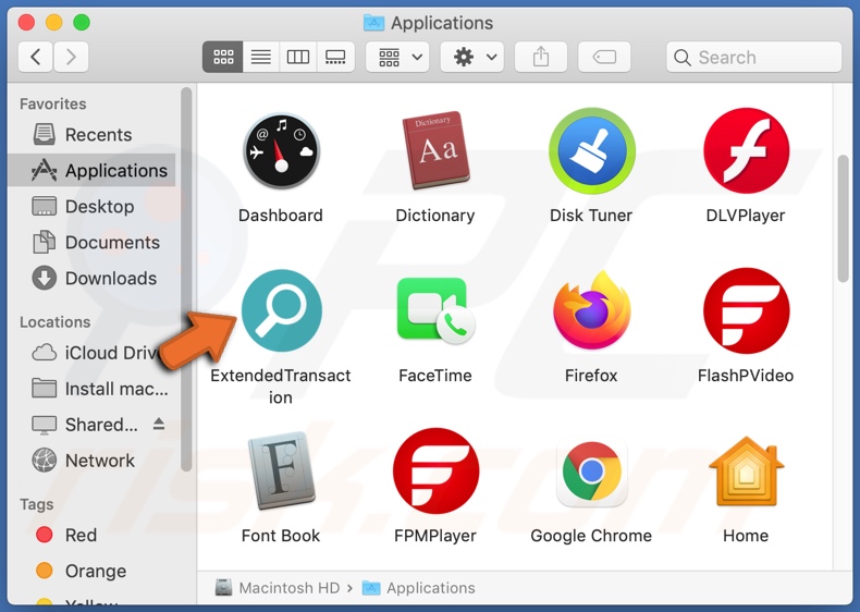 ExtendedTransaction adware