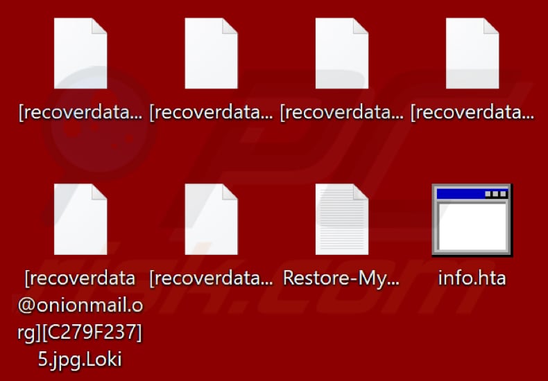 Bestanden gecodeerd door Loki Locker ransomware (.Loki extensie)