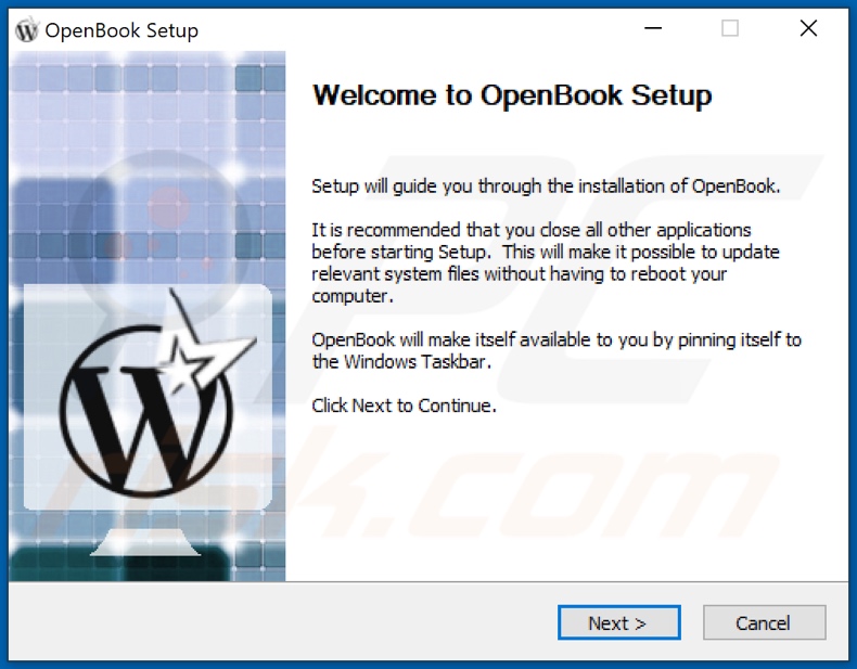 OpenBook adware installer