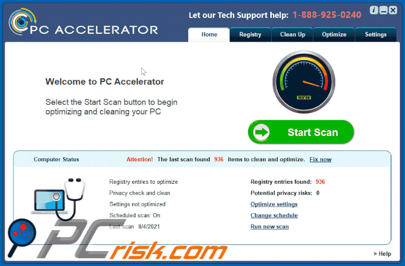 PC Accelerator ongewenste toepassing verschijnen