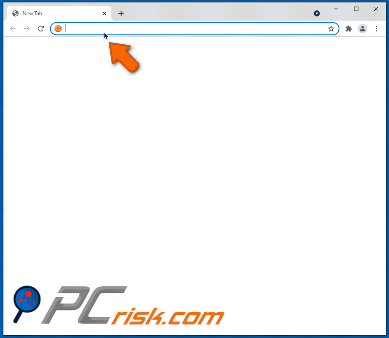 Browser hijacker doorverwijzend naar search1.me (GIF)