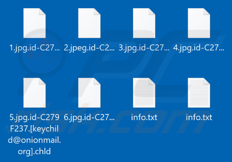 Bestanden die zijn versleuteld door Chld ransomware (.chld extensie)