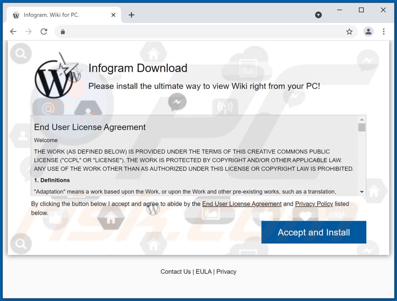 infogram adware promoter