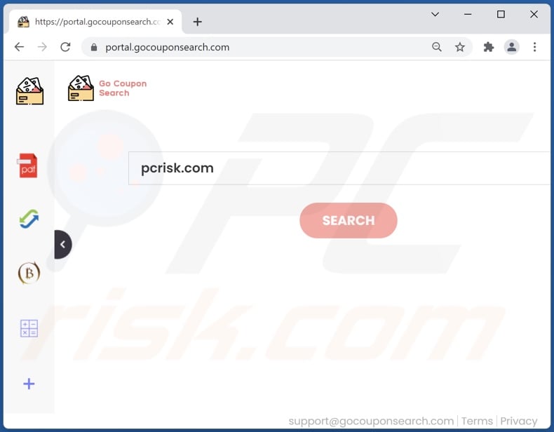 gocouponsearch.com browser hijacker