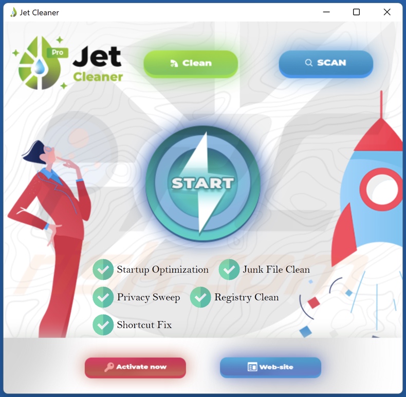 Jet Cleaner ongewenst programma