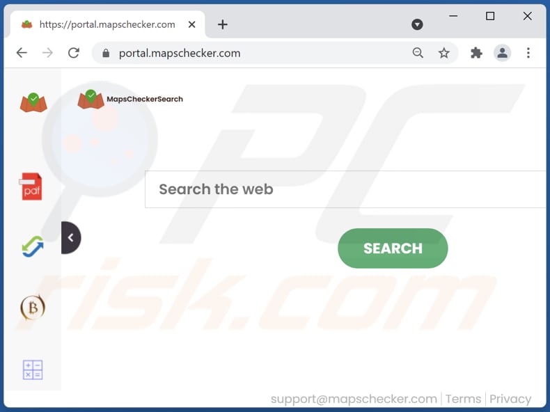 mapschecker.com browser hijacker