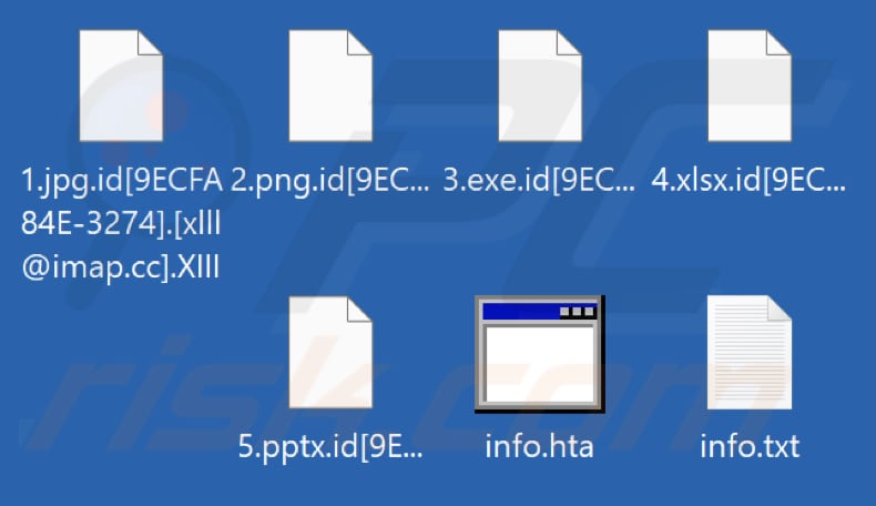 Bestanden gecodeerd door XIII ransomware (.XIII extensie)