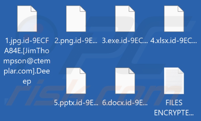 Bestanden die zijn versleuteld door Deeep ransomware (.Deeep extensie)