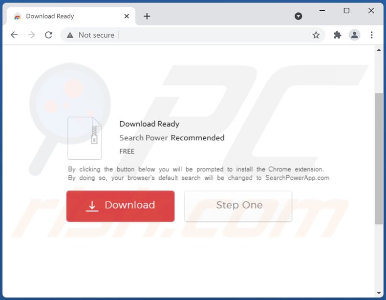 Website gebruikt om Quicknewtab browser hijacker te promoten