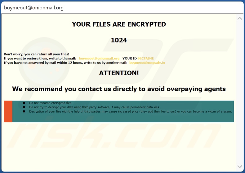 Bmo ransomware pop-up venster