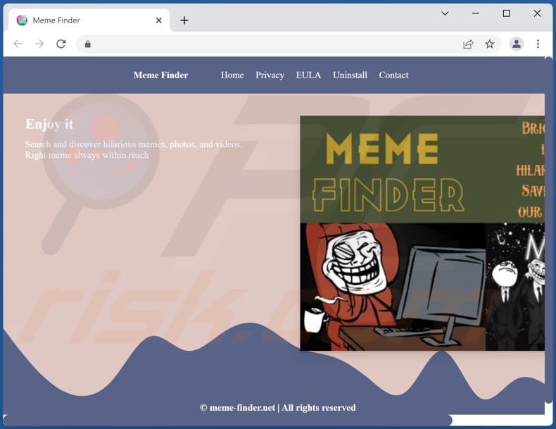 meme finder adware officiële website