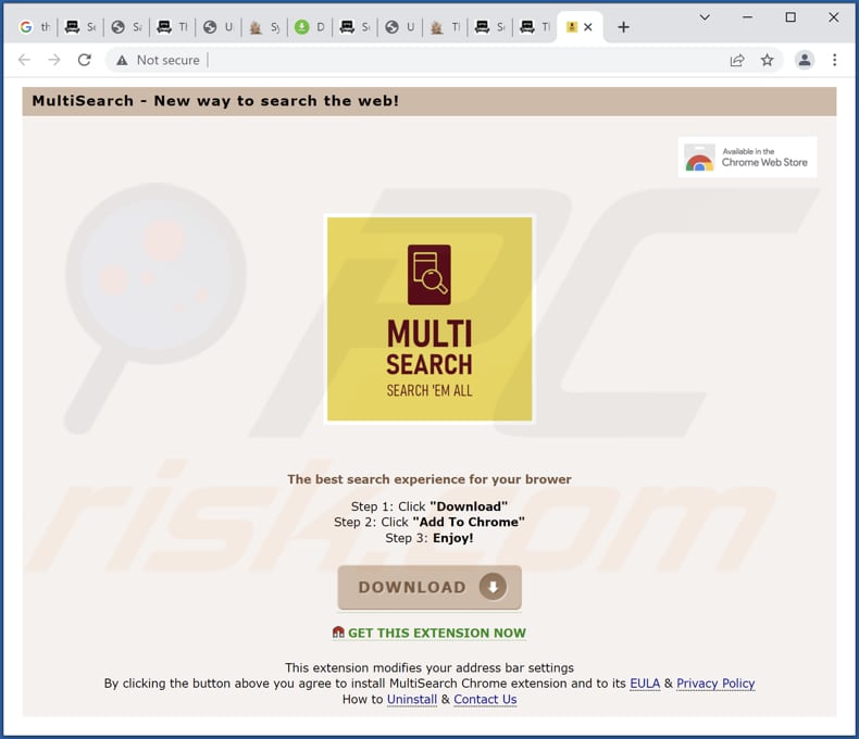 multisearch.live browser hijacker misleidende promoter