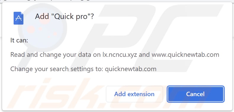 quick pro browser hijacker browser melding