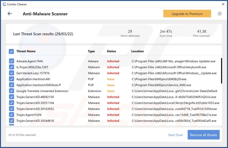 1xExujJunyRVG8MWnEgxdHkVwW7xSzntZ malwaredetecties door Combo Cleaner