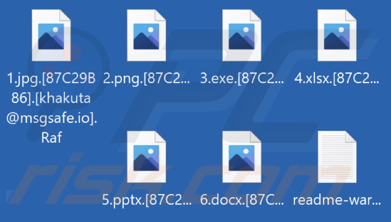 Bestanden versleuteld door Raf ransomware (.Raf extensie)