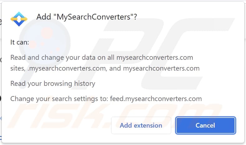 mysearchconverters browser hijacker browser melding