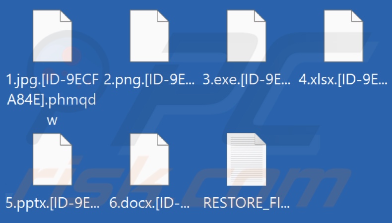 Bestanden versleuteld door Phmqdw ransomware (.phmqdw extension)