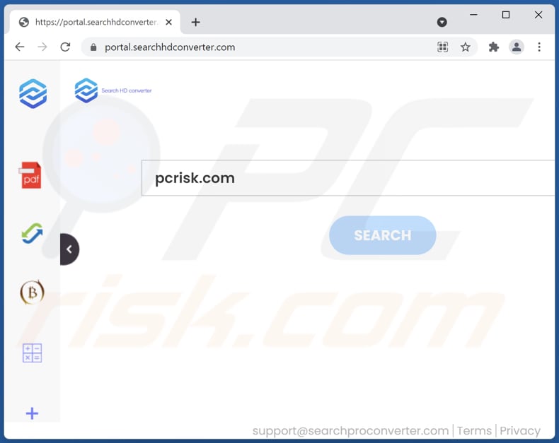 searchhdconverter.com browser hijacker