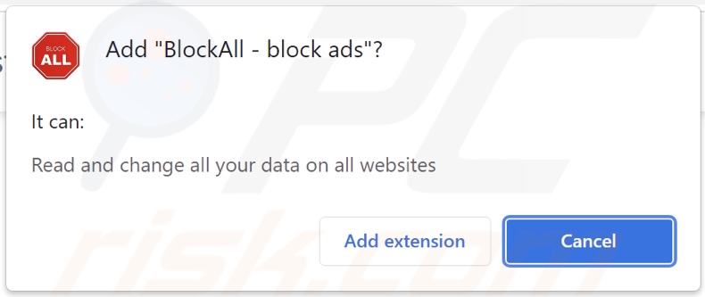 BlockAll - block ads adware vragen om machtigingen