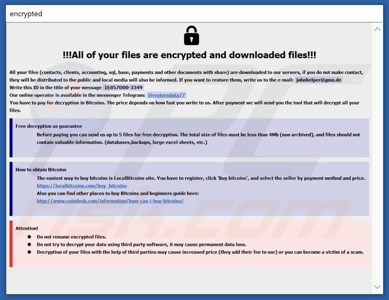 Decrypt ransomware HTA (info.hta)