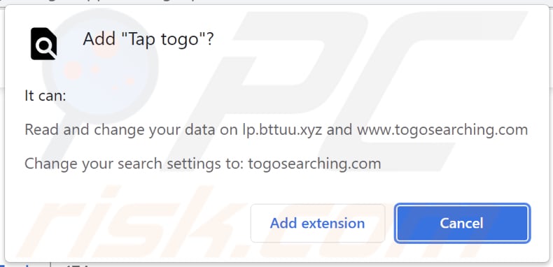 togosearching.com browser hijacker