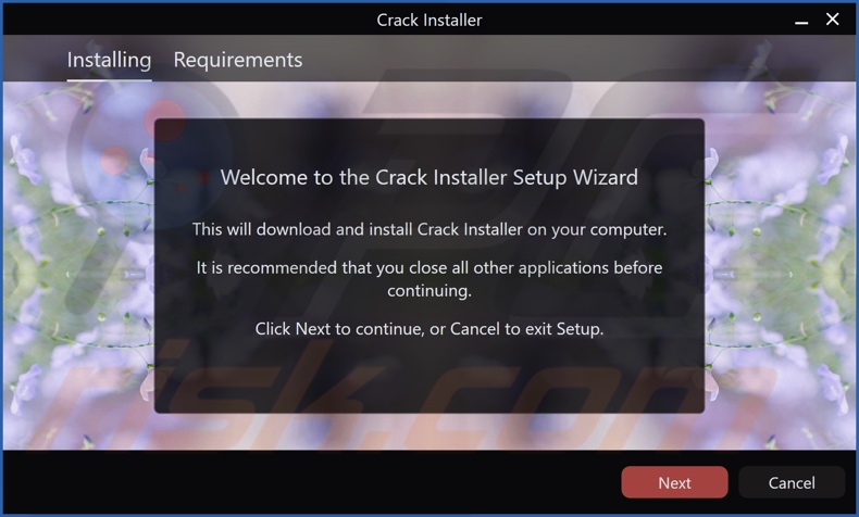 Official Words malware installer