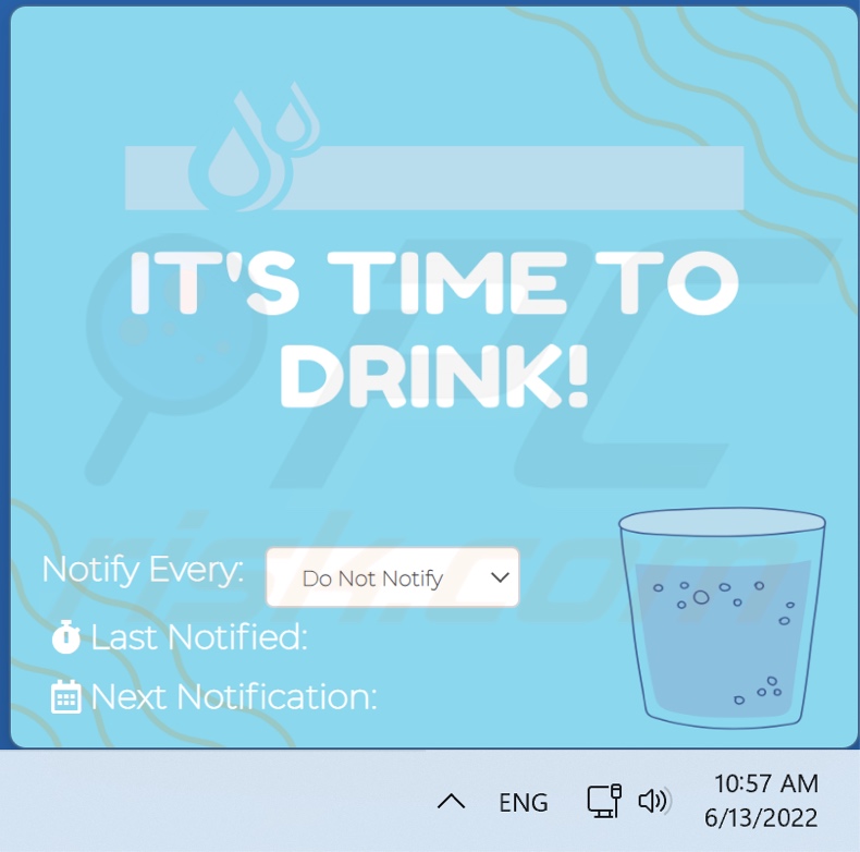 Drinker adware app appearance