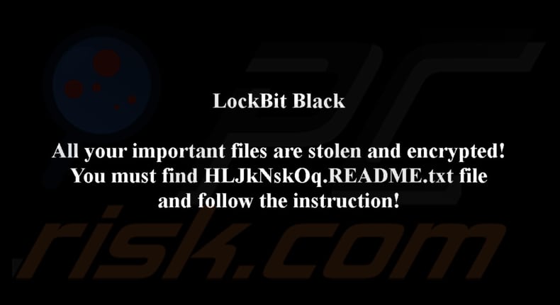 LockBit 3.0 ransomware bureaublad