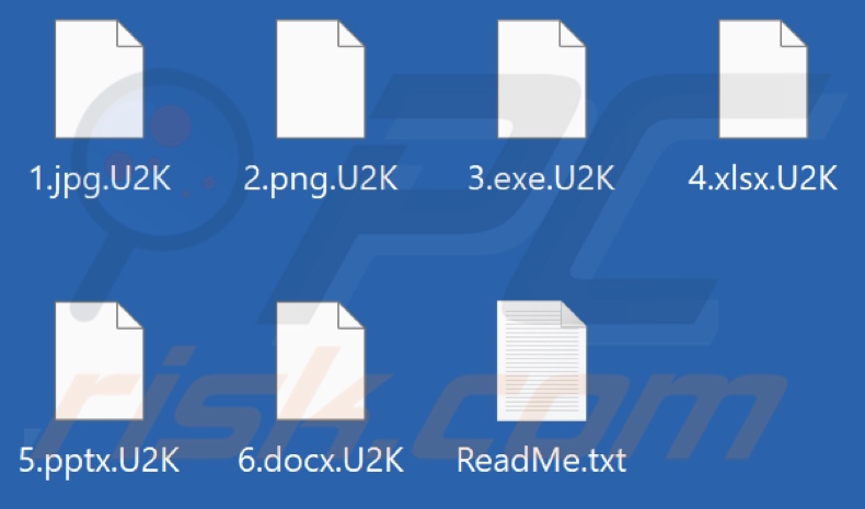 Bestanden versleuteld door U2K ransomware (.U2K extensie)