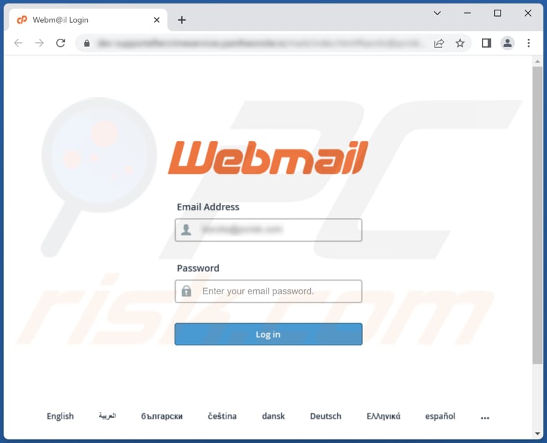 unusual sign-in activity webmail pagina
