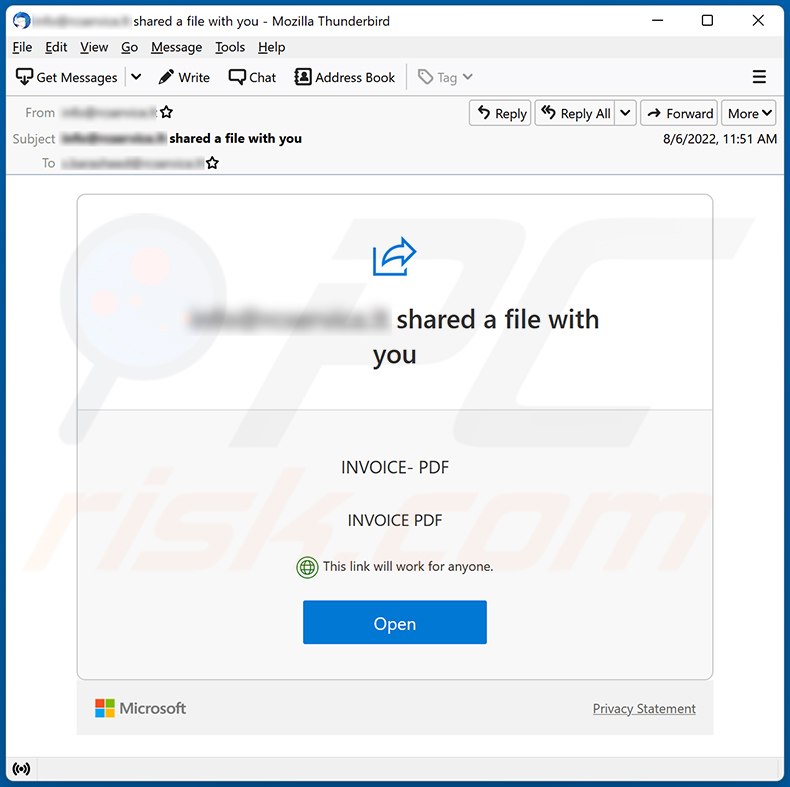 A File Was Shared With You scam email variant (2022-08-09)