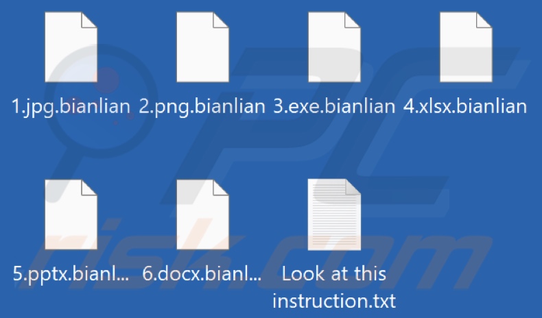 Bestanden versleuteld door BianLian ransomware (.bianlian extensie)