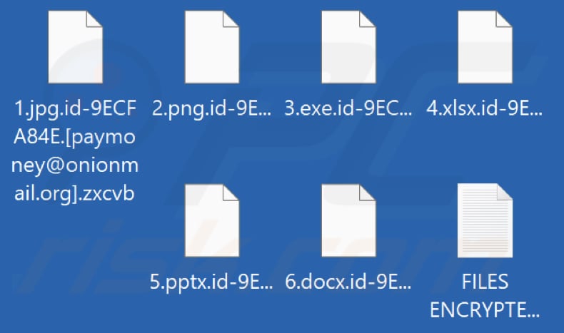 Bestanden versleuteld door Zxcvb ransomware (.zxcvb extensie)