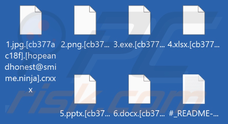 Bestanden versleuteld door CRYPTCAT ransomware (.crxxx extensie)