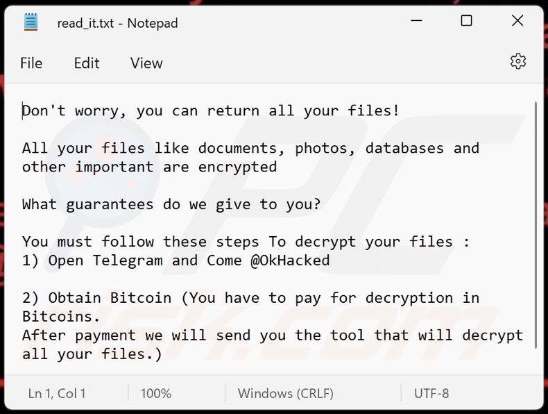 OkHacked ransomware losgeldbrief (read_it.txt)