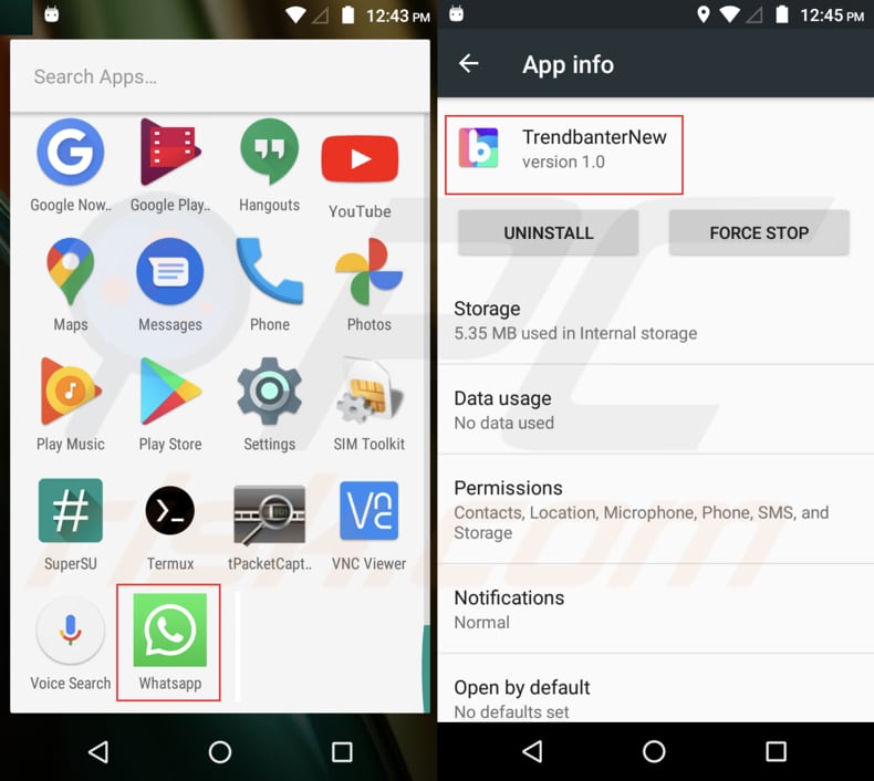 pjobrat malware kwaadaardige app vermomd als whatsapp