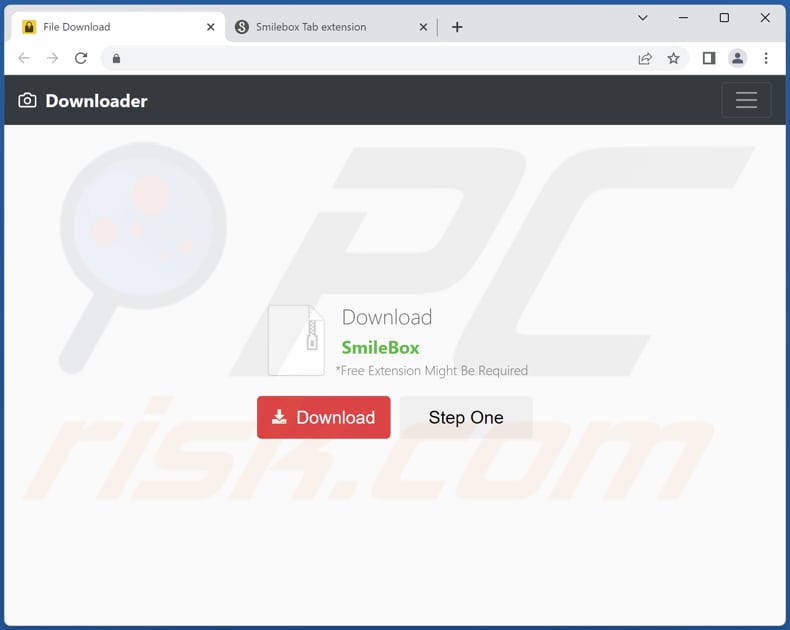 smilebox tab browser hijacker misleidende promotor