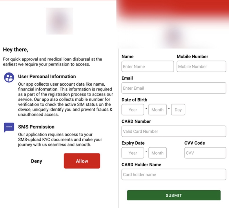 FakeReward malware nep-app-uiterlijk en gevraagde toestemmingen