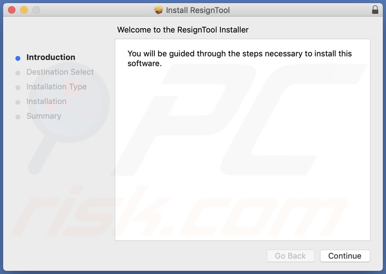 Installatie setup van KEYSTEAL trojan