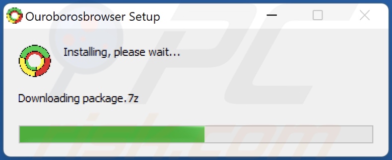 Ouroboros browser unwanted application install pop-up