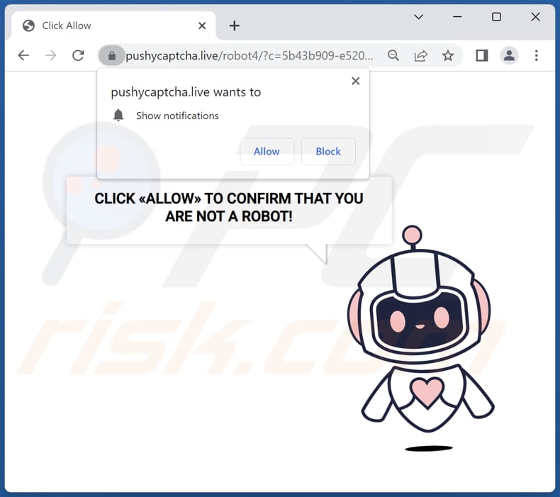 pushycaptcha[.]live ads