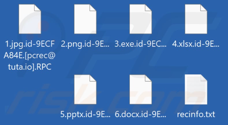 Bestanden versleuteld door RPC ransomware (.RPC extensie)