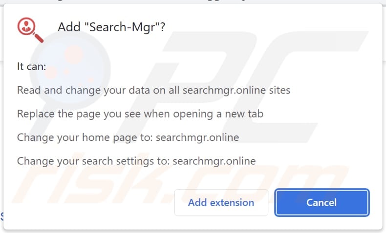 Search-Mgr browser hijacker rechten