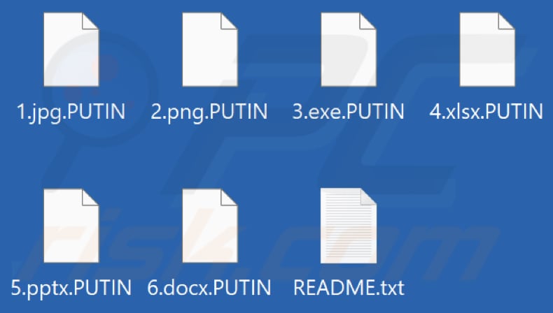 Bestanden versleuteld door PUTIN ransomware (.PUTIN extensie)