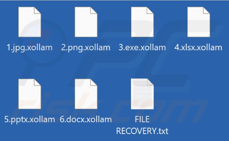 Bestanden versleuteld door Xollam ransomware (.xollam extensie)