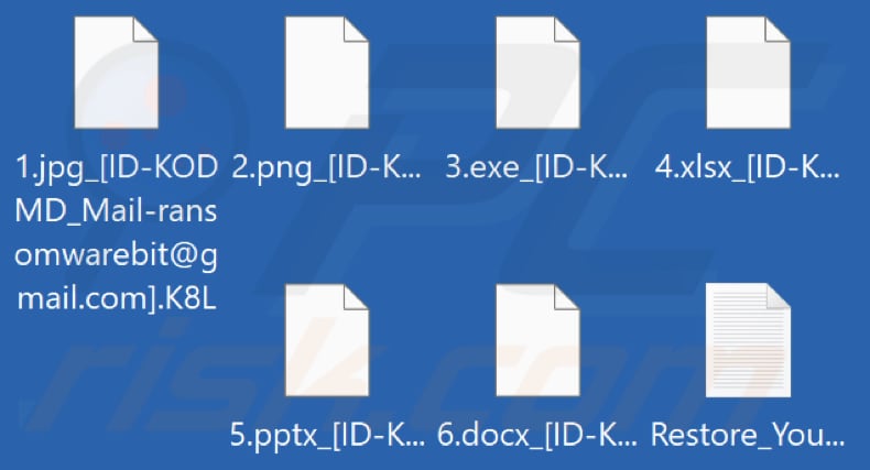 Bestanden versleuteld door Ransomwarebit ransomware (willekeurige extensie)