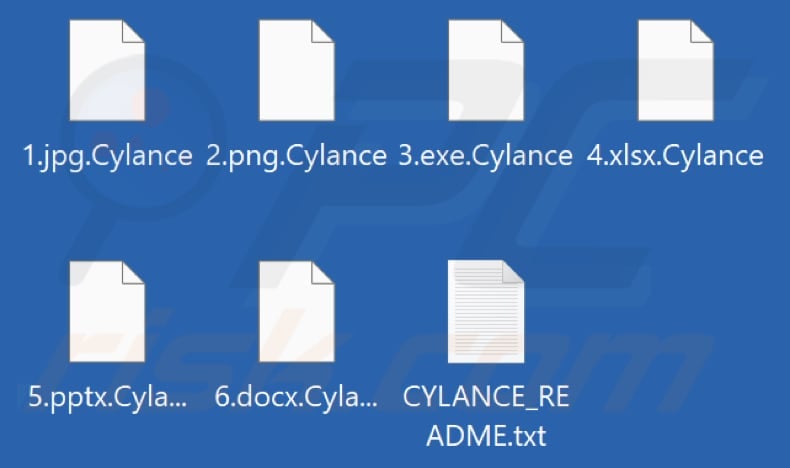 Bestanden versleuteld door Cylance ransomware (extensie .Cylance)