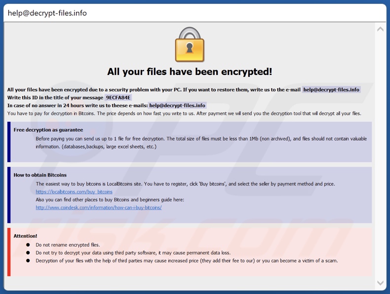 Like (Dharma) ransomware losgeld brief (pop-up)