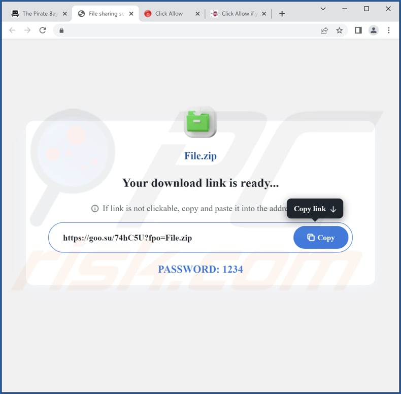 Website gebruikt om SAI-assistent te promoten browser hijacker