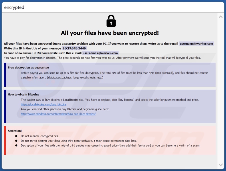 Usr ransomware ransom note (info.hta)